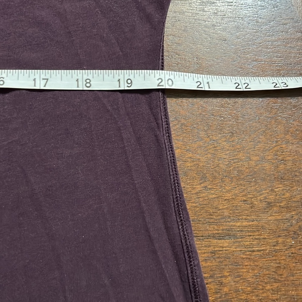 Lululemon Shirt Long Sleeve Women's To The Point Pima Purple Asymmetric - Picture 3 of 10